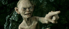 the lord of the rings return of the king gollum load